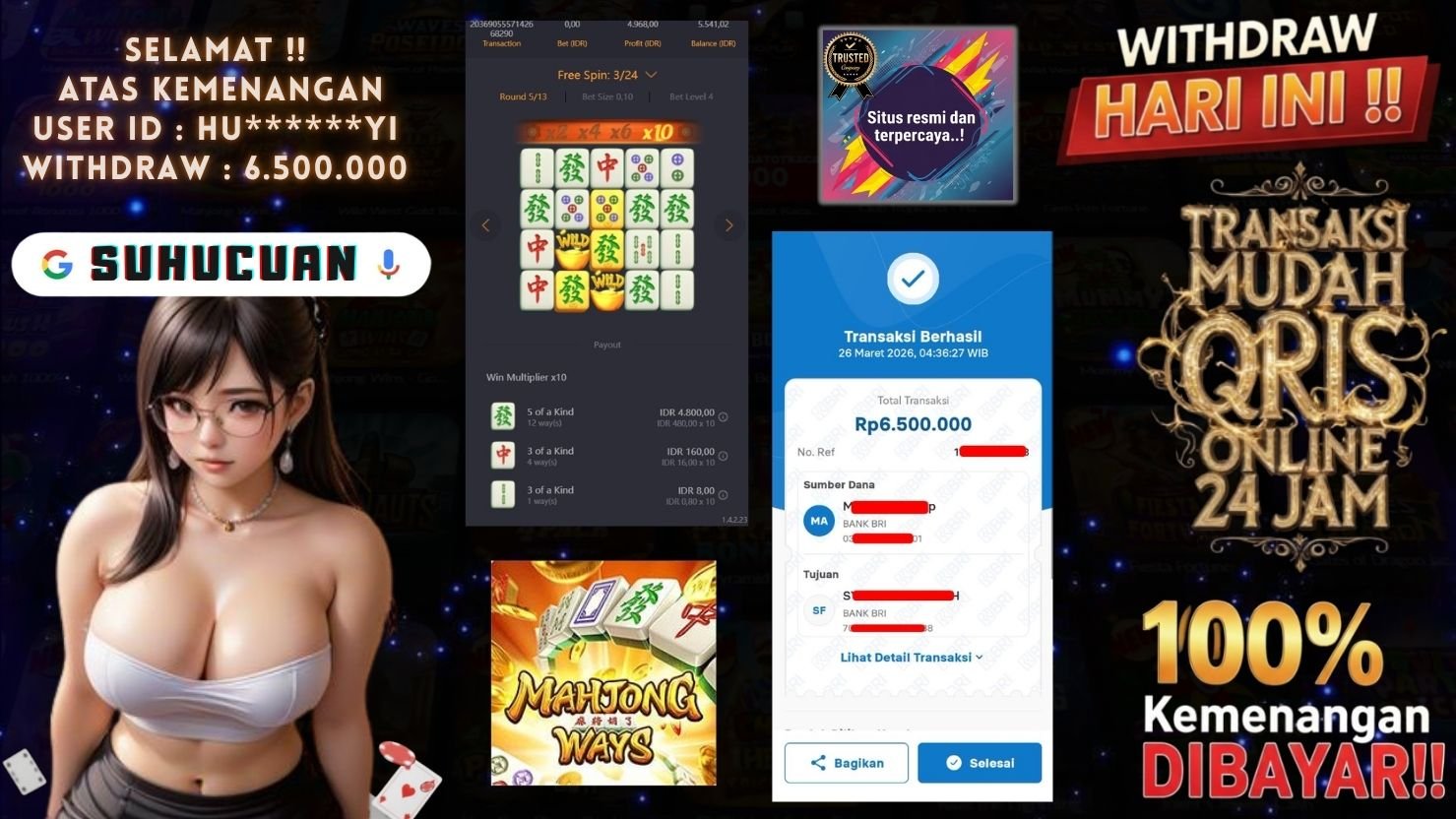 SUHUCUAN JACKPOT SLOT MAHJONG WAYS